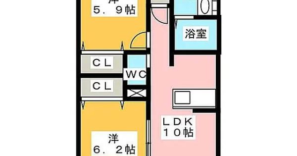 間取図_2LDK(外観)