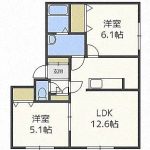 間取図_2LDK(間取)